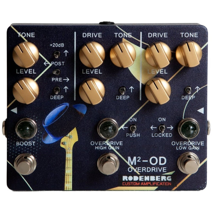 Rodenberg | M2 - OD | Bass Overdrive Boost | Co - Designed by Marcus Miller | PRE - ORDER (Ships Early July 2025) (Rodenberb - M2 - OD) - Gsus4
