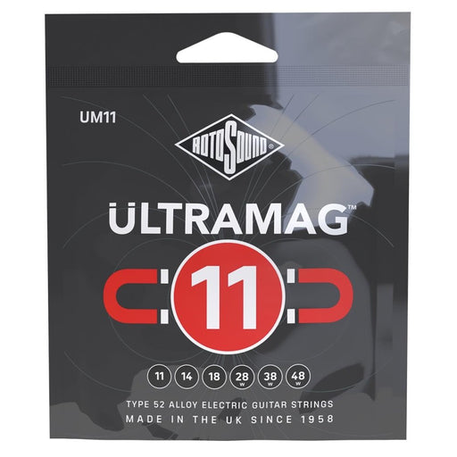 RotoSound | UM11 | UltraMag Electric Guitar Strings | 11 - 48 (RUM11) - Gsus4