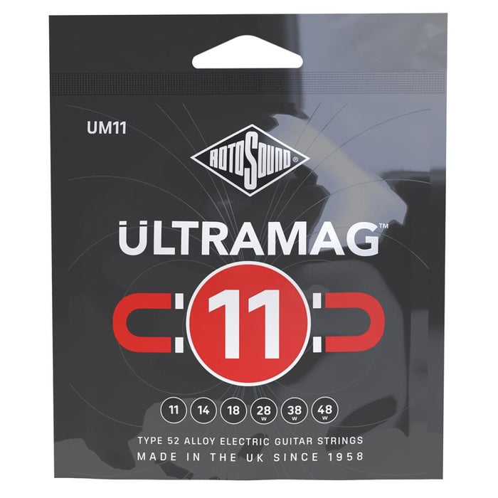 RotoSound | UM11 | UltraMag Electric Guitar Strings | 11 - 48 (RUM11) - Gsus4
