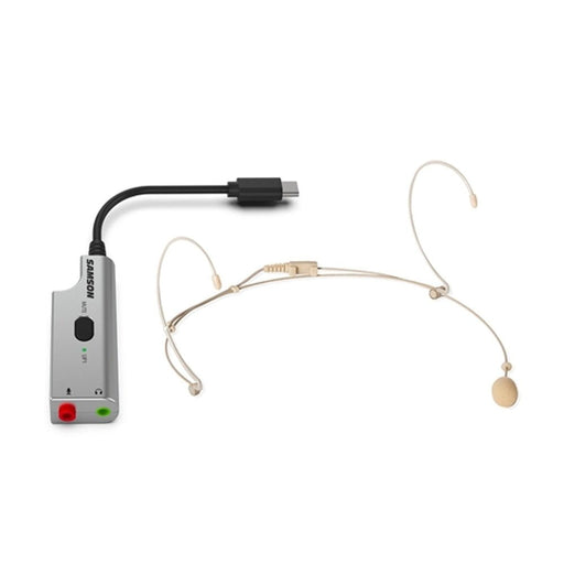 Samson DEU1 USB Headset Microphone & USB Audio Adaptor Bundle (29/DEU1) - Gsus4