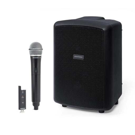 Samson Expedition EXPOLR Portable PA System 200w 8inch w/ Wireless Microphone, Bluetooth & Recharegable Battery (29/XPEXPLOR-W) - Gsus4