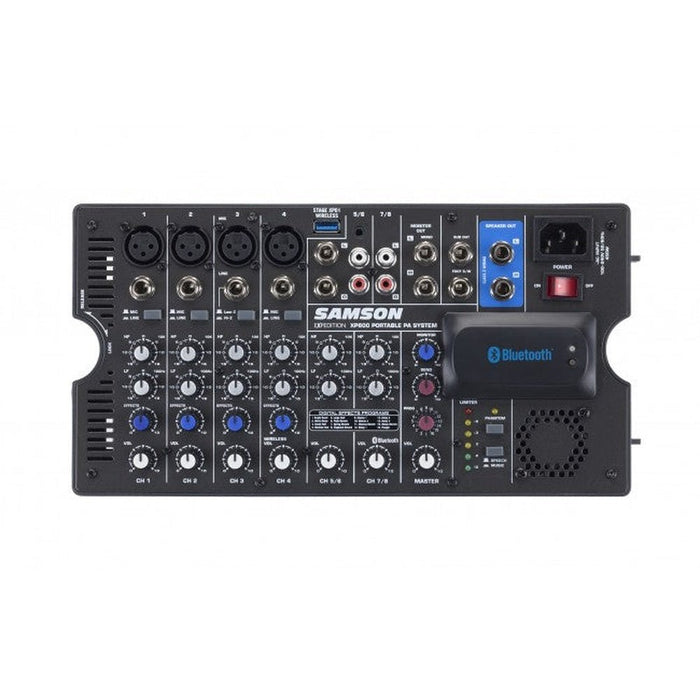 Samson Expedition XP800 Portable PA Pack 800w Speakers & Mixer w/ Bluetooth (29/XP800) - Gsus4