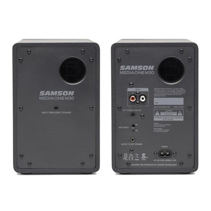 Samson MediaOne M30 Studio Monitors Powered Speakers 20w - Pair (29/M30) - Gsus4