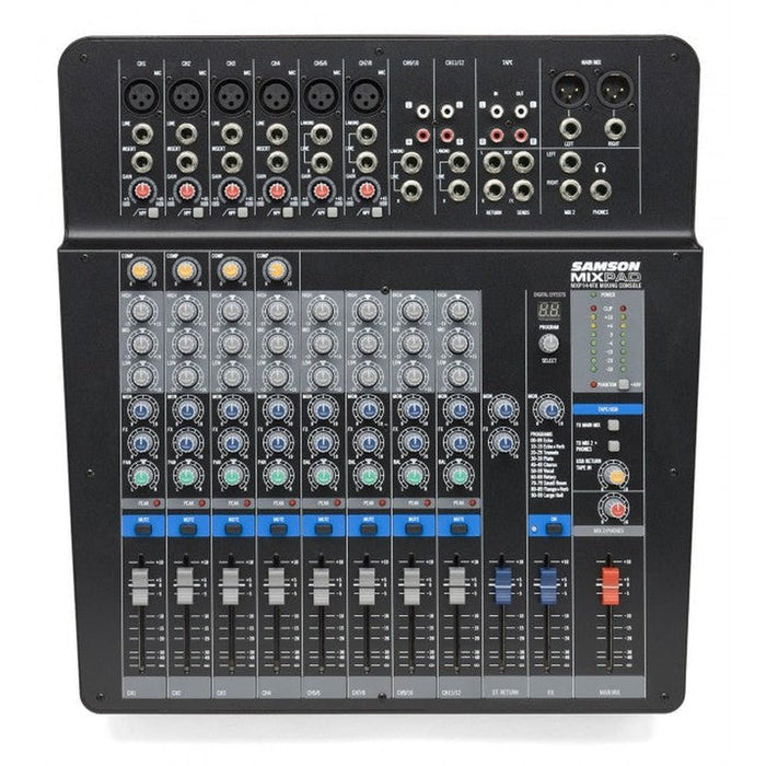 Samson MXP144FX 14 Channel Mixer with EFX & USB (29/MXP144FX) - Gsus4