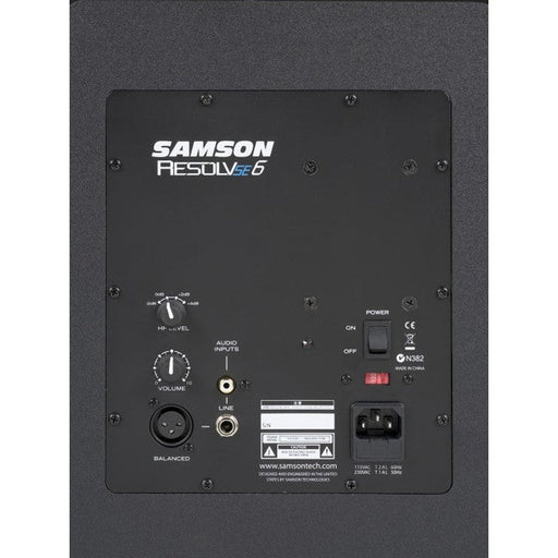 Samson Resolv SE A6 Powered Studio Monitor Speaker (Single) (29/RESOLVSEA6) - Gsus4