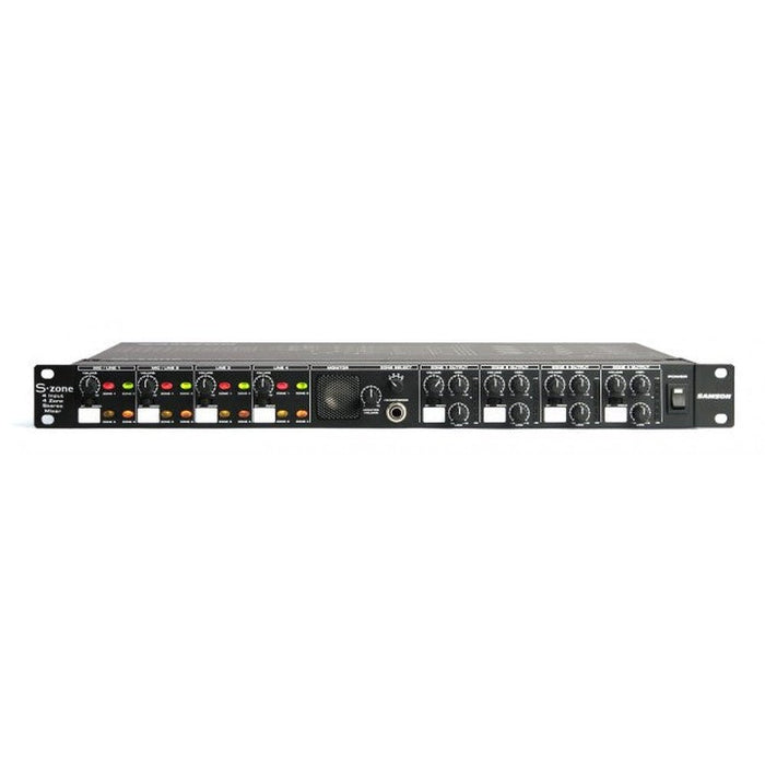 Samson S Zone: 4 Zone Stereo mixer (29/SZONE) - Gsus4