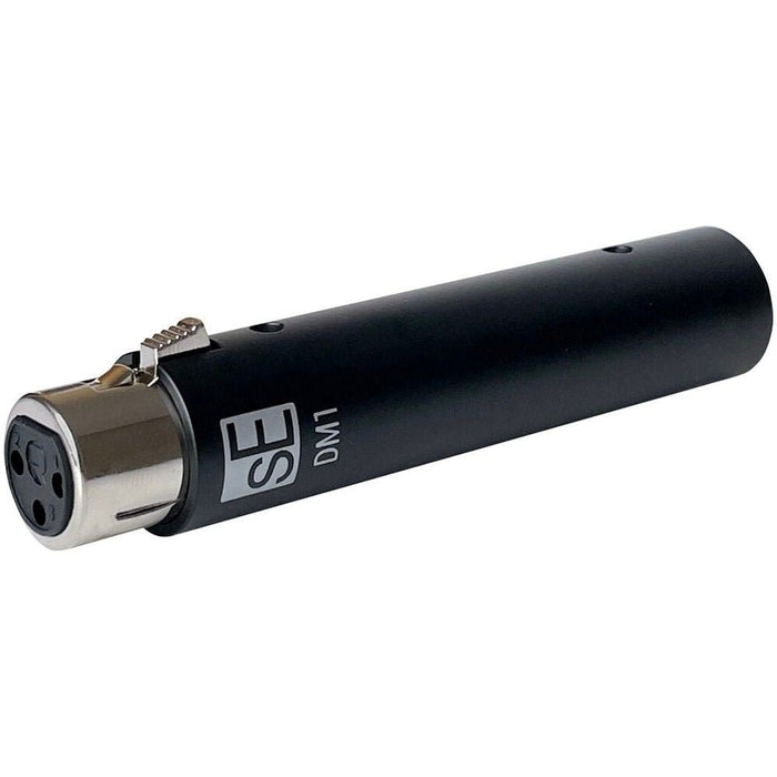 sE Electronics DM1 Dynamite Ultra - Slim Inline Microphone Preamplifier (Black) (SEE-DM1BLK) - Gsus4