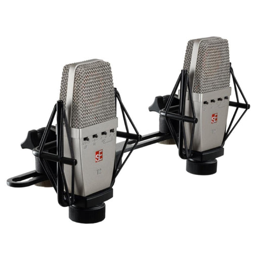 sE Electronics T2 Matched Pair Condenser Mic inc Case & Mounts (SEE-T2P) - Gsus4