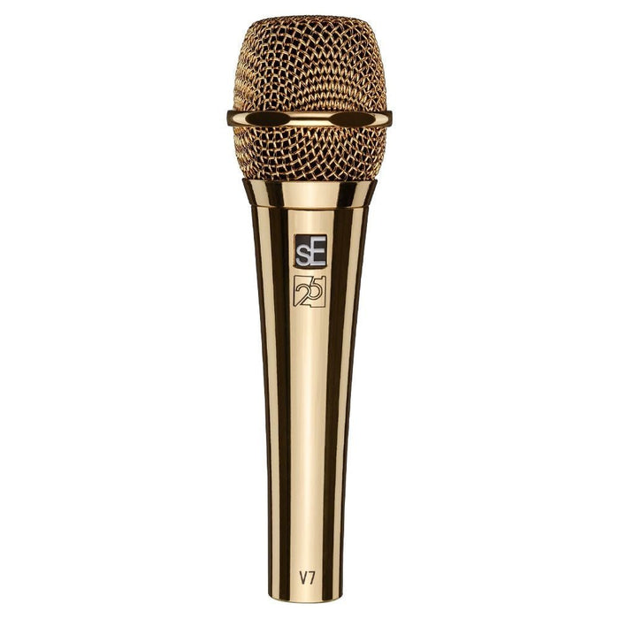 sE Electronics V7 Anniversary Edition Supercardioid Handheld Microphone (Gold) (SEE-V7G25AE) - Gsus4