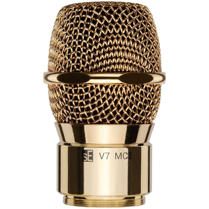 sE Electronics V7 MC2 Mic Capsule For Sennheiser Wireless Handheld w/ MP03 Pouch (Gold) (SEE-V7MC2GOMP3) - Gsus4