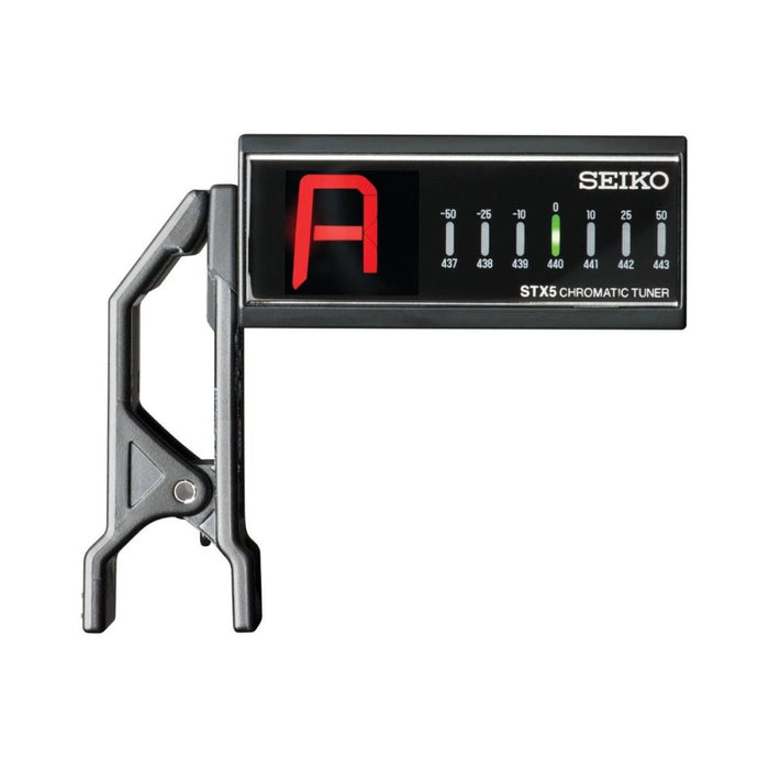 SEIKO | STX5 | Clip - On Chromatic Tuner | Black (ACS490) - Gsus4