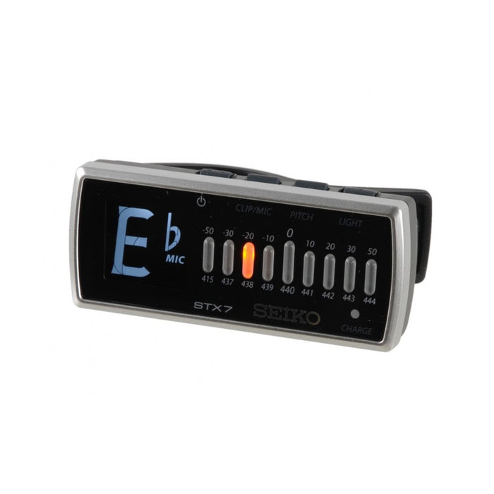 SEIKO | STX7 | Rechargeable Clip - On Tuner | w/ Built - in LED Torch (ACS485) - Gsus4