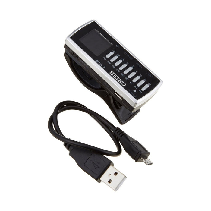 SEIKO | STX7 | Rechargeable Clip - On Tuner | w/ Built - in LED Torch (ACS485) - Gsus4