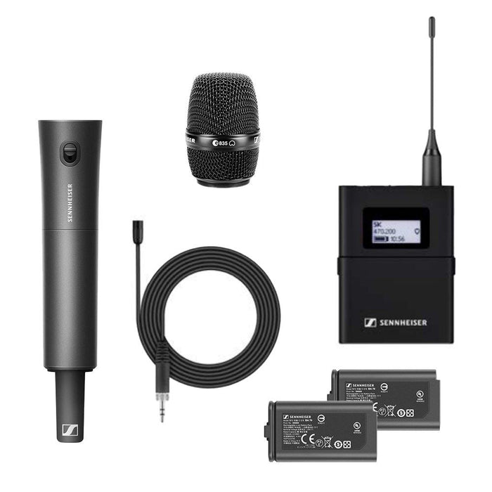 Sennheiser | EW - DX MKE 2 - 835 - S Combo Set | Digital Wireless Lavalier & Handheld Set | S1 - 10 (509330) - Gsus4