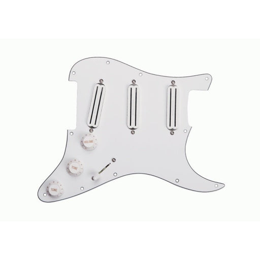 Seymour Duncan Pickgrd Assy Triple Rails White (1201024) - Gsus4