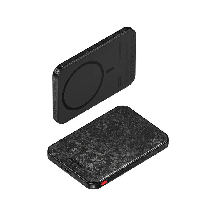 Sharge CarbonMag 5K - 5000mAh Wireless Carbon Fiber Power Bank(Complied with Qi2 Fast Wireless Charge Protocal) (C3) - Gsus4