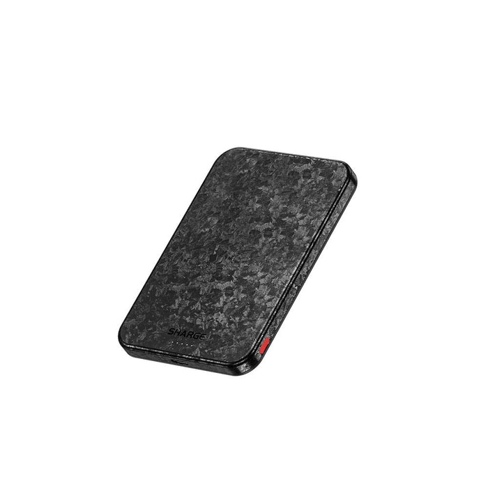 Sharge CarbonMag 5K - 5000mAh Wireless Carbon Fiber Power Bank(Complied with Qi2 Fast Wireless Charge Protocal) (C3) - Gsus4