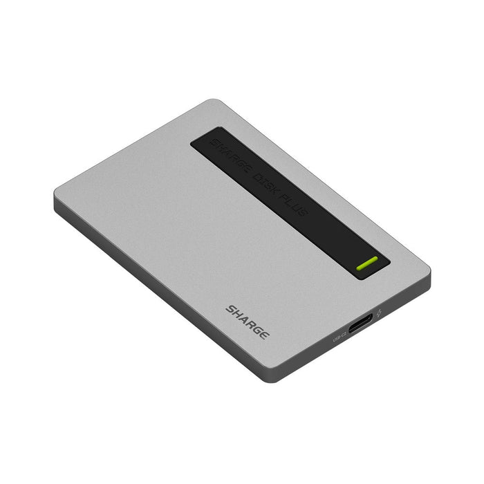 Sharge Disk Plus SSD Enclosure Grey Case With Black USB - C Cable (No SSD Included) (SD002G) - Gsus4