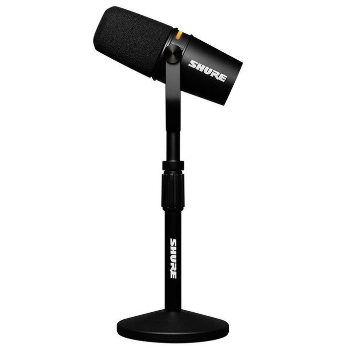 SHURE | Motiv MV7+ | USB / XLR | Dynamic Podcasting Microphone | w/ LED Touch Panel (Black)