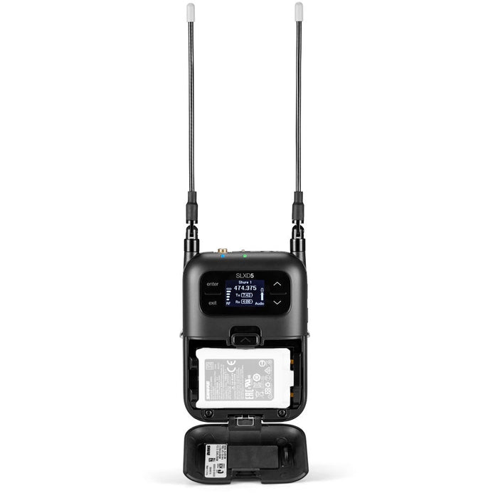 SHURE | SLX-D | SLXD25 | SLXD2 SM58 Handheld Transmitters & SLXD5 Receiver Wireless Set