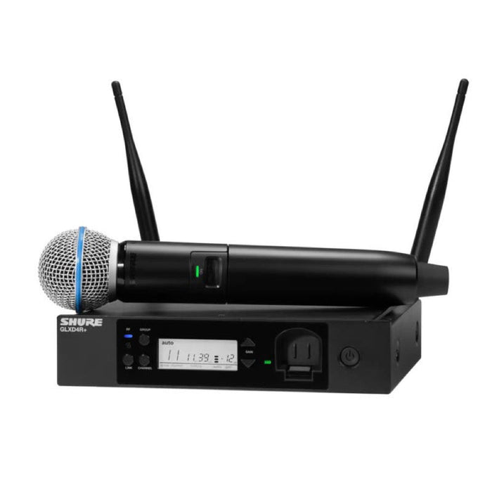 Shure | GLX - D | GLXD24R/Beta58A | Digital Wireless Handheld Microphone System | Rackable (SHR - GLXD24R+B58) - Gsus4