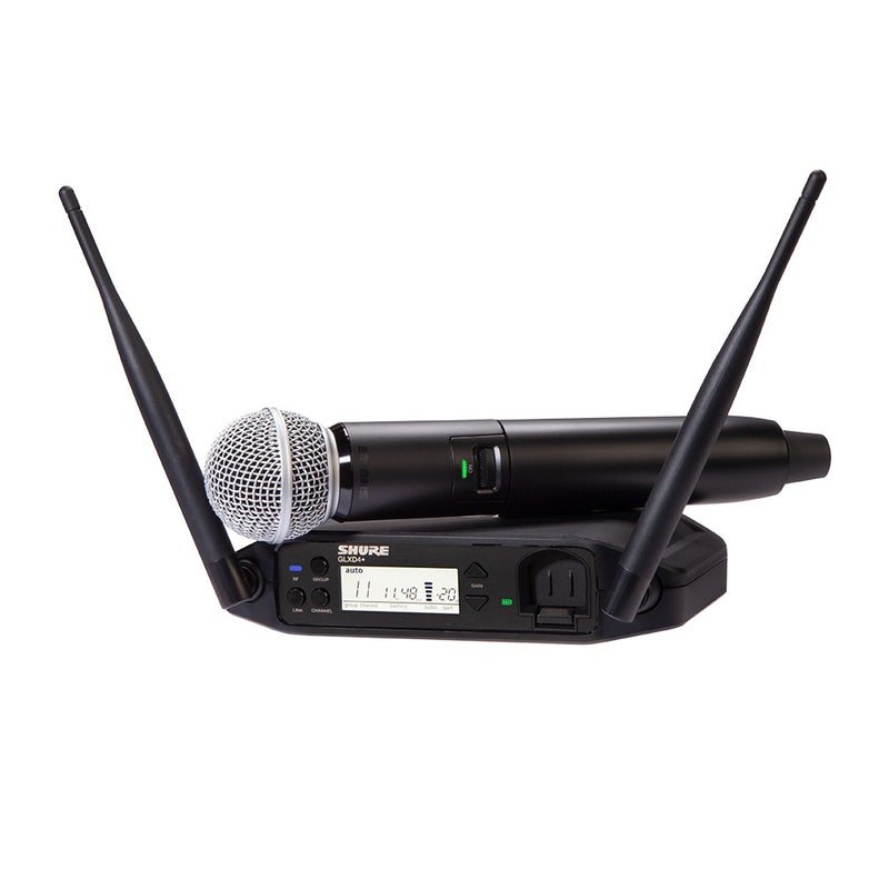 SHURE | GLX-D | GLXD24/SM58 | Digital Wireless Handheld Microphone