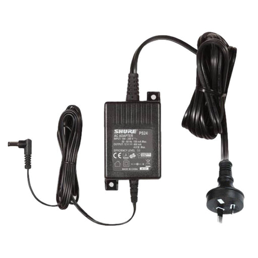 SHURE | PS24 | 12V Power Supply AU Adaptor | For QLXD4 PGXD4 SLXD4 PGX4 BLX4 SVX4 (SHR - PS24) - Gsus4