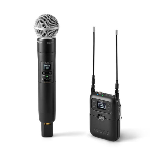 SHURE | SLX - D | SLXD25 | SLXD2 SM58 Handheld Transmitters & SLXD5 Receiver Wireless Set (SHR - SLXD25S58L57) - Gsus4