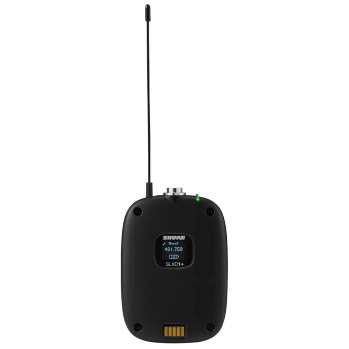 SHURE SLXD1+ Plus Digital Wireless Bodypack Transmitter (H58) (SHR-SLXD1+H58) - Gsus4