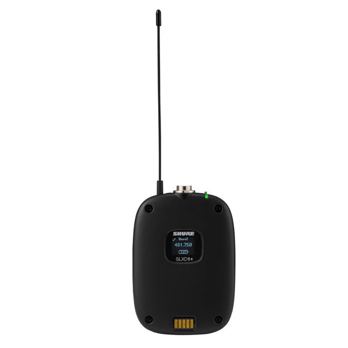 Shure Wireless Digital Headworn System SLXD1+ Tx; SM35 Mic; SLXD4+ Rx; Frequency H58 = 520-606 MHz