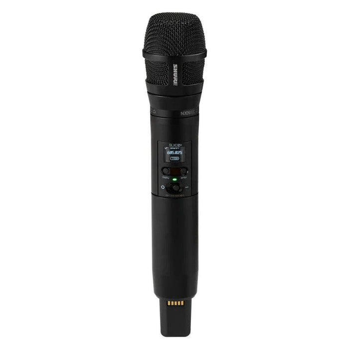 Shure Wireless Digital Handheld System SLXD2+ Tx; Nexadyne 8 Cardioid Black; SLXD4+Rx; H58 = 520-606 MHz