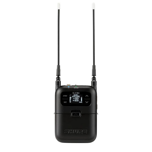 Shure Single-Channel Portable Digital Wireless Receiver; Frequency H58 = 520-606 MHz