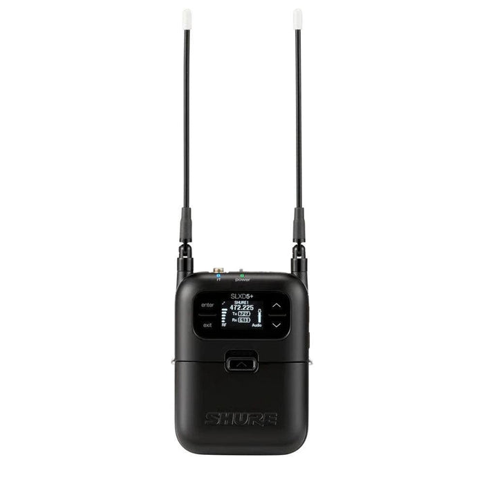 Shure Single-Channel Portable Digital Wireless Receiver; Frequency H58 = 520-606 MHz