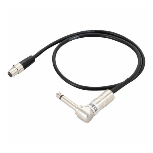 SHURE | WA304 | 1/4" TS to TA4F Cable | Right Angle Instrument Cable for Wireless Bodypack | For U1 UC1 ULX1 UR1 SLXD1 PGX1 (SHR - WA304) - Gsus4