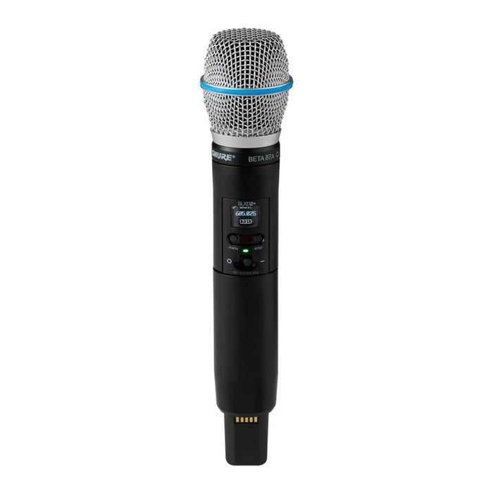 Shure Wireless Digital Transmitter Handheld SLXD2+/Beta87A; Frequency H58 = 520-606 MHz