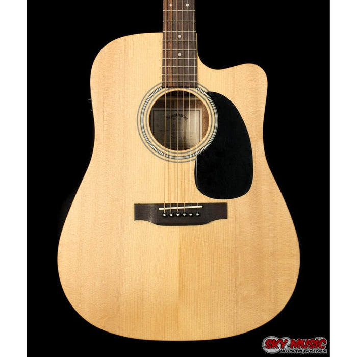 Sigma DMC-STE+ Dreadnought Cutway with Electronics