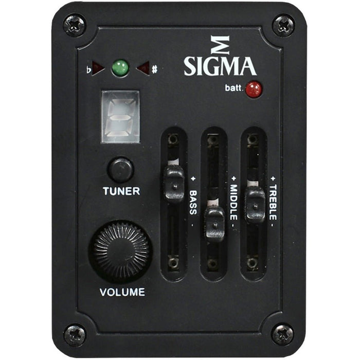 Sigma DMEL SE Series Dreadnought - Spruce/Mahogany + EQ Left Handed