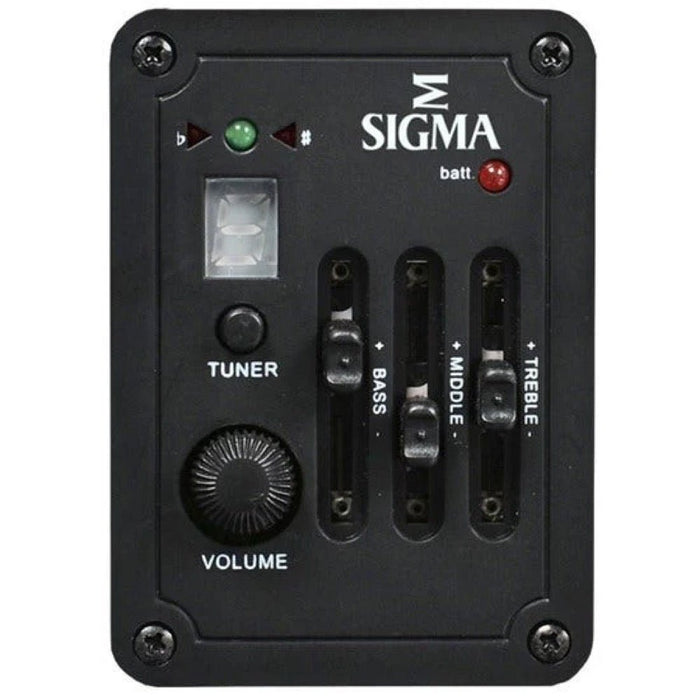 Sigma | GSME | Short - Scale Acoustic Guitar | Solid Sitka Spruce Top | w/ Pickup (GSME) - Gsus4