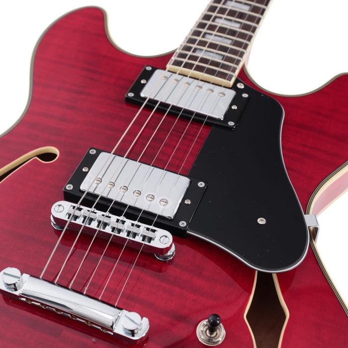 Sire | Larry Carlton | H7 Modded | Lambertone Crema & 920D Wiring | Double - Cut Hollow Body | w/ Premium Gigbag (SireH7Modded) - Gsus4