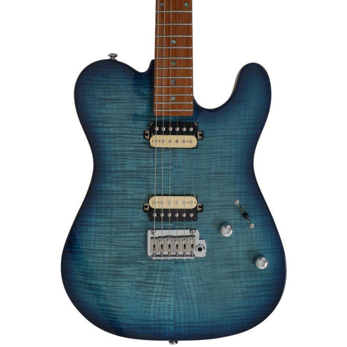 Sire | Larry Carlton | T7 FM | Flame & Roasted Maple | w/ Premium GigBag (Sire - T7FM - TBLUE) - Gsus4