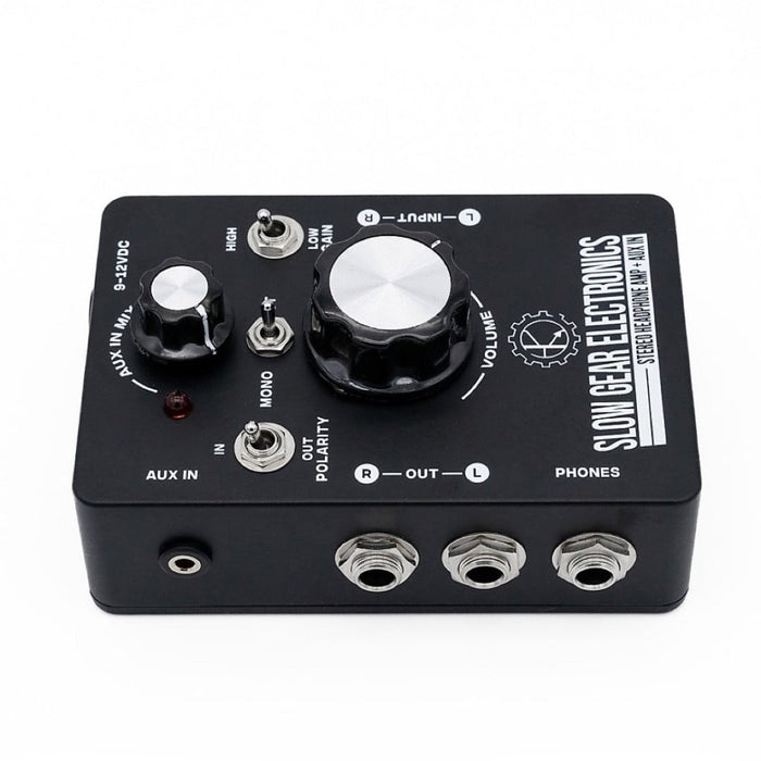 Slow Gear Electronics | Pedalboard IEM Headphone Amp | w/ Stereo AUX input (SGE - HEADPHONE - AMP) - Gsus4