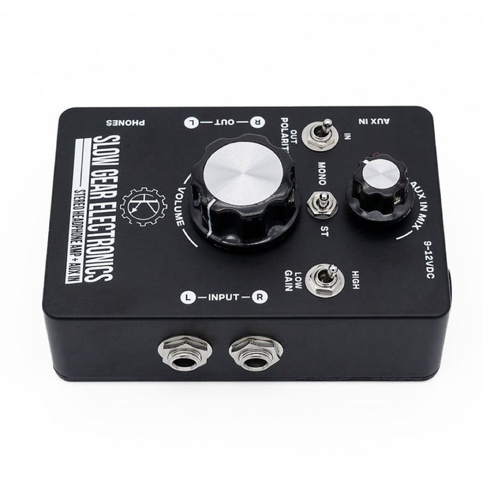 Slow Gear Electronics | Pedalboard IEM Headphone Amp | w/ Stereo AUX input (SGE - HEADPHONE - AMP) - Gsus4