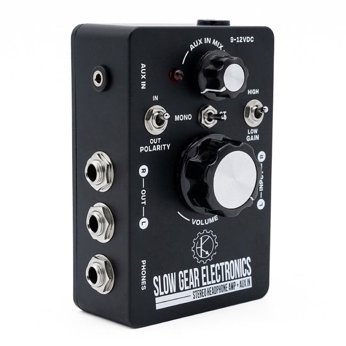 Slow Gear Electronics | Pedalboard IEM Headphone Amp | w/ Stereo AUX input (SGE - HEADPHONE - AMP) - Gsus4