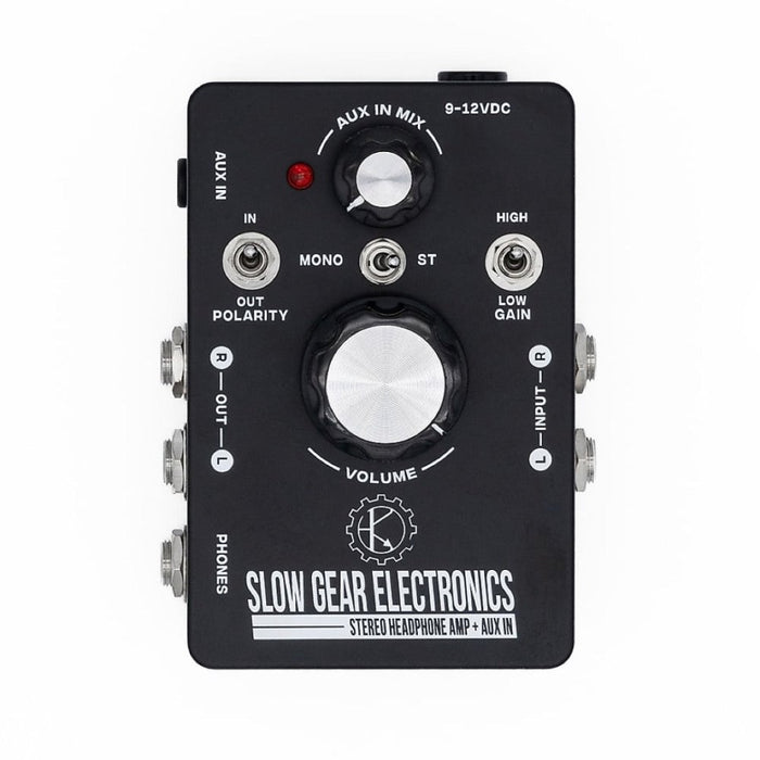 Slow Gear Electronics | Pedalboard IEM Headphone Amp | w/ Stereo AUX input (SGE - HEADPHONE - AMP) - Gsus4