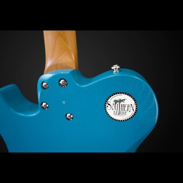 Solace Instruments NZ Southern Deluxe Torea Blue Swamp Ash w/ P90s (Solace Instruments Southern Deluxe - ToreaBlue) - Gsus4