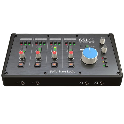 Solid State Logic | SSL 12 | 4X4 USB - C Audio Interface | w/ Legacy 4K (SS-12) - Gsus4