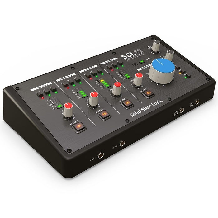 Solid State Logic | SSL 12 | 4X4 USB - C Audio Interface | w/ Legacy 4K (SS-12) - Gsus4