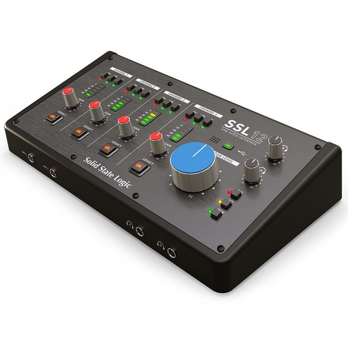 Solid State Logic | SSL 12 | 4X4 USB - C Audio Interface | w/ Legacy 4K (SS-12) - Gsus4