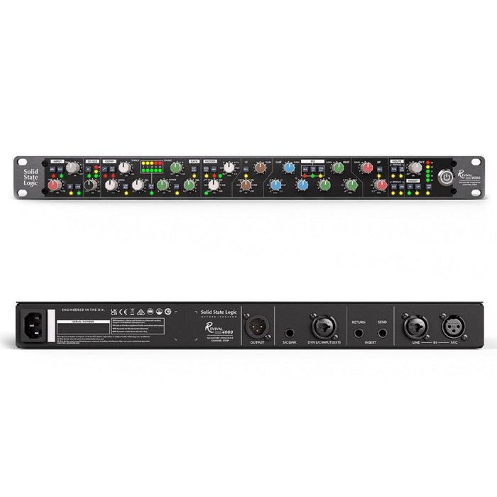Solid State Logic | SSL Revival 4000 | Analog Channel Strip | Mic Preamp, DeEsser, Dynamic, Filter / EQ & more (SS - REVIVAL - 4000) - Gsus4