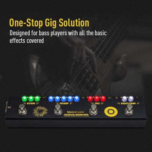 Sonicake - Boom Ave. - SonicBar Guitar Pedal & Bass (QCE-40) - Gsus4